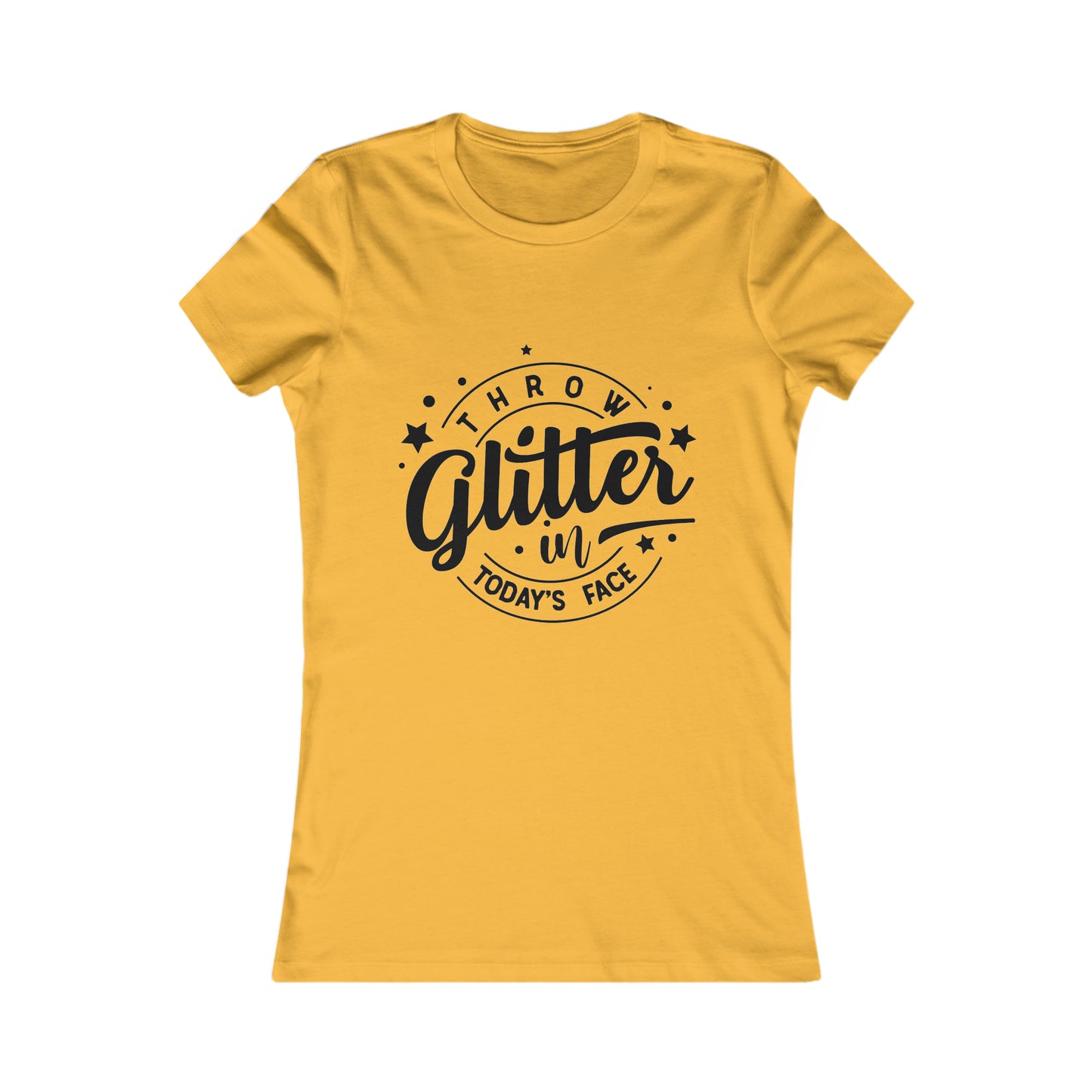 Throw Glitter Womens Fit Tee