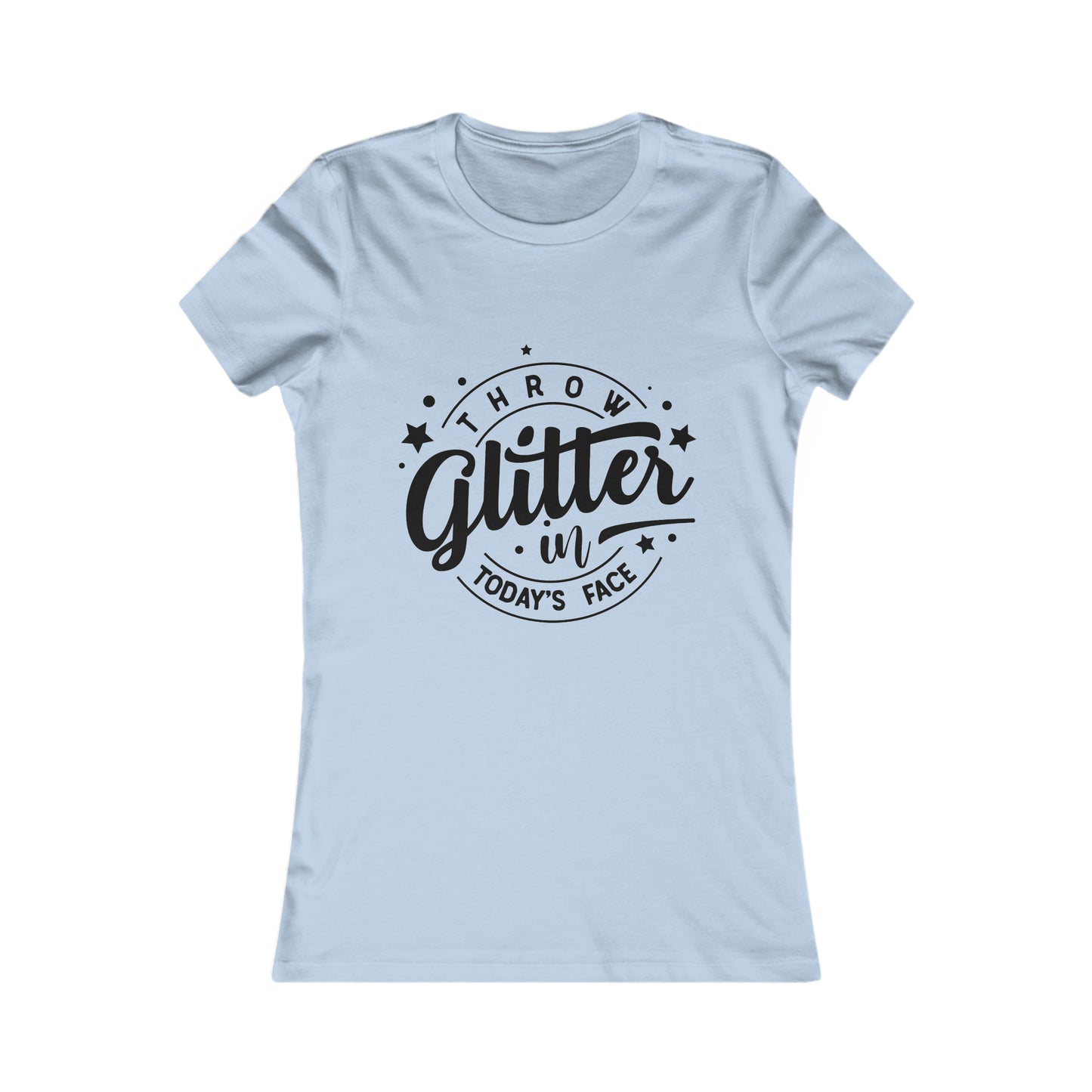 Throw Glitter Womens Fit Tee
