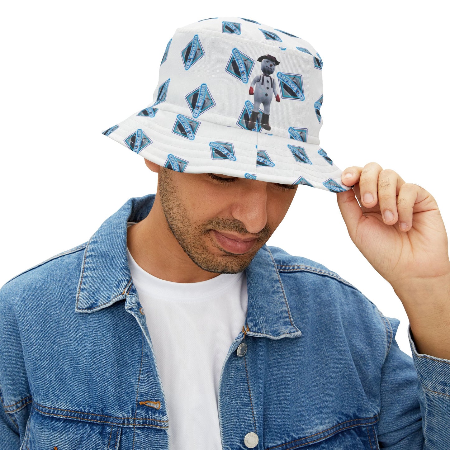 Enfrosted Snowman Bucket Hat - Fun Winter Accessory for Holiday Cheer