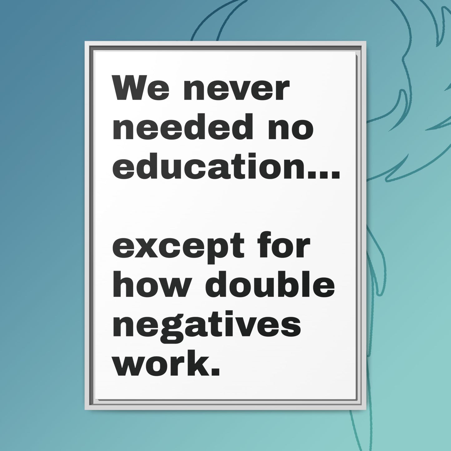 Psychedelic Education – The Double Negative Lesson