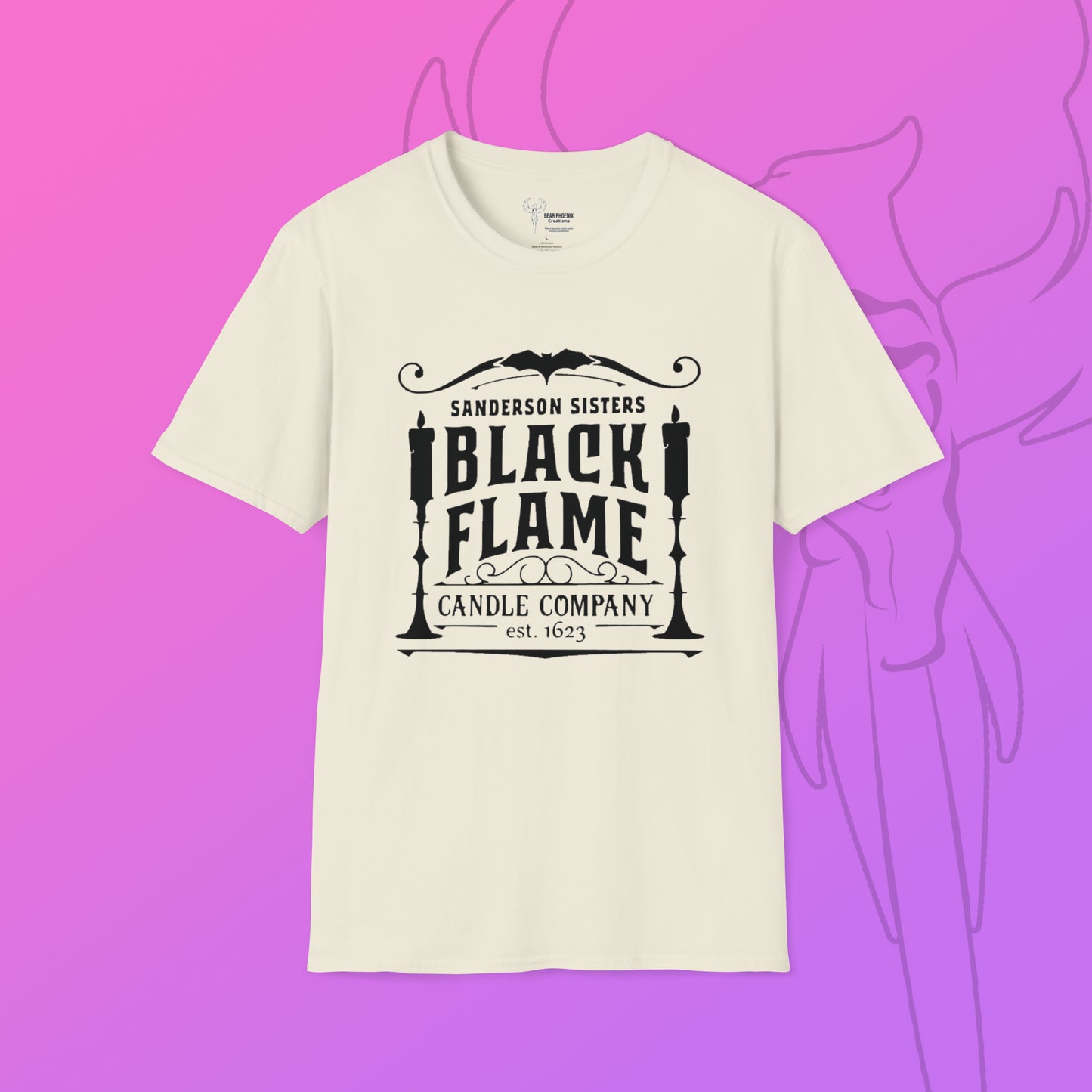 Black Flame Candle Co. Softstyle T-Shirt