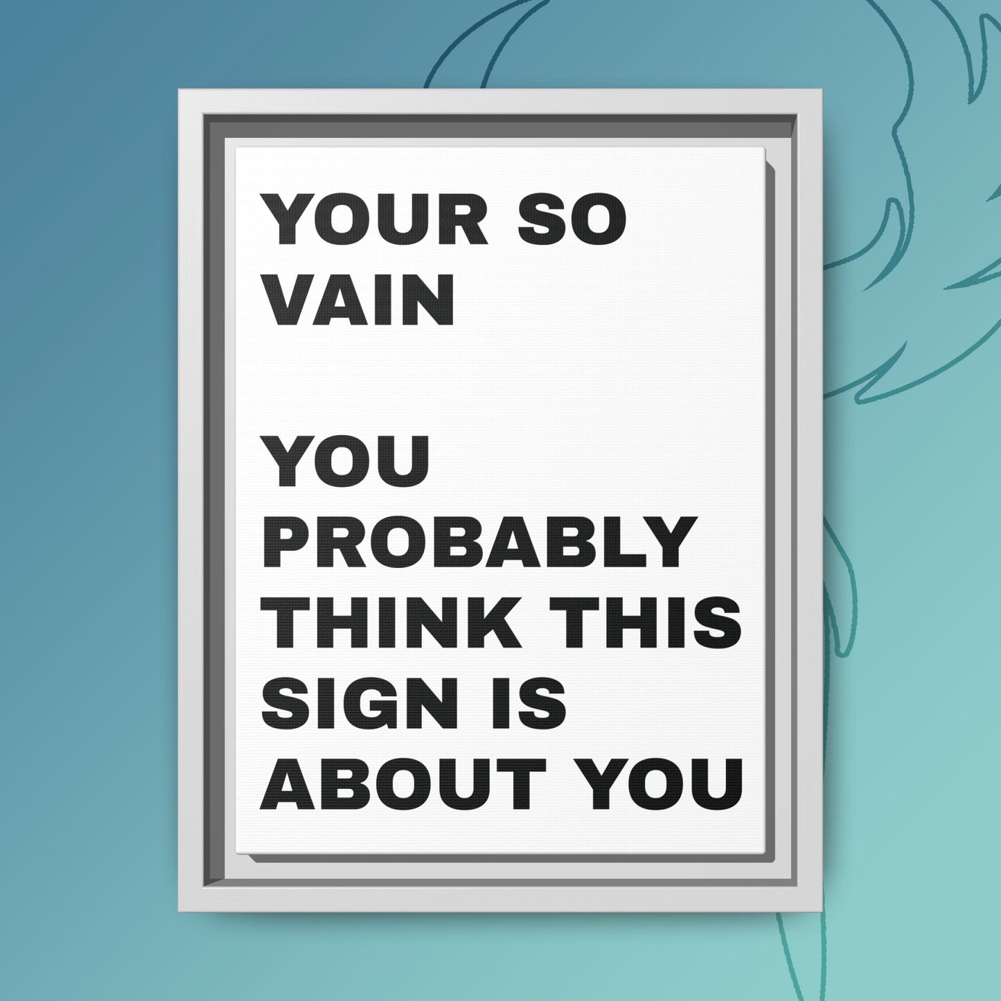 Vanity in its form