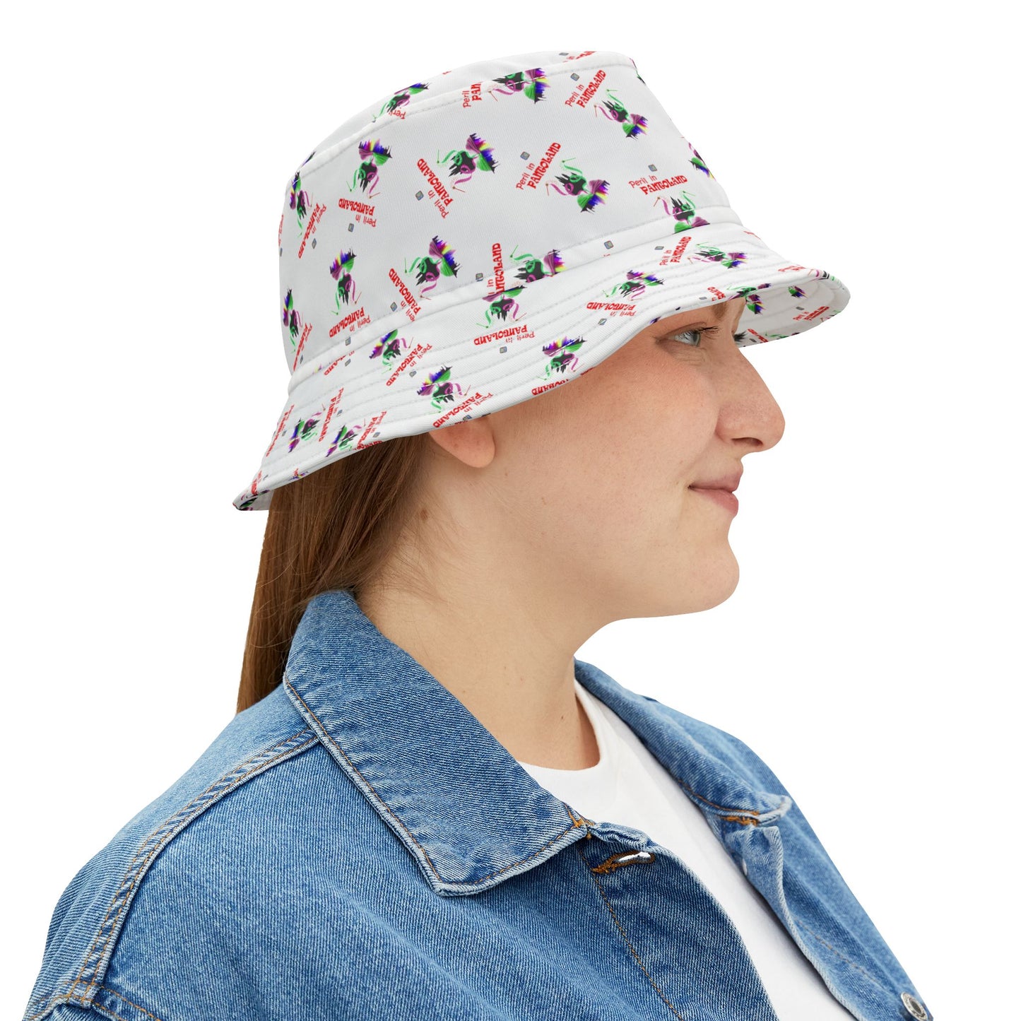 🎭 Hutton Drama Club – “Peril in Pantoland” Official Bucket Hat