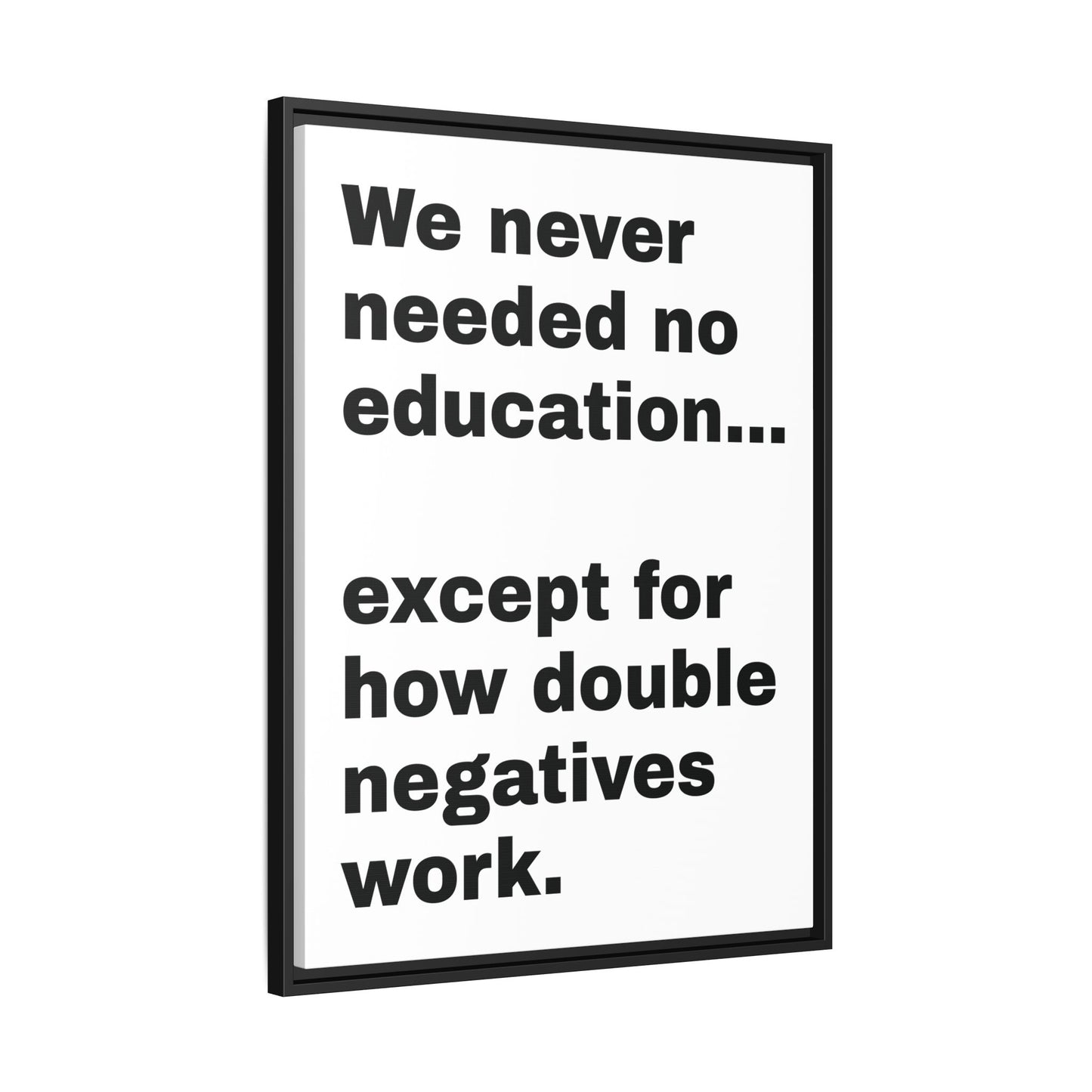 Psychedelic Education – The Double Negative Lesson