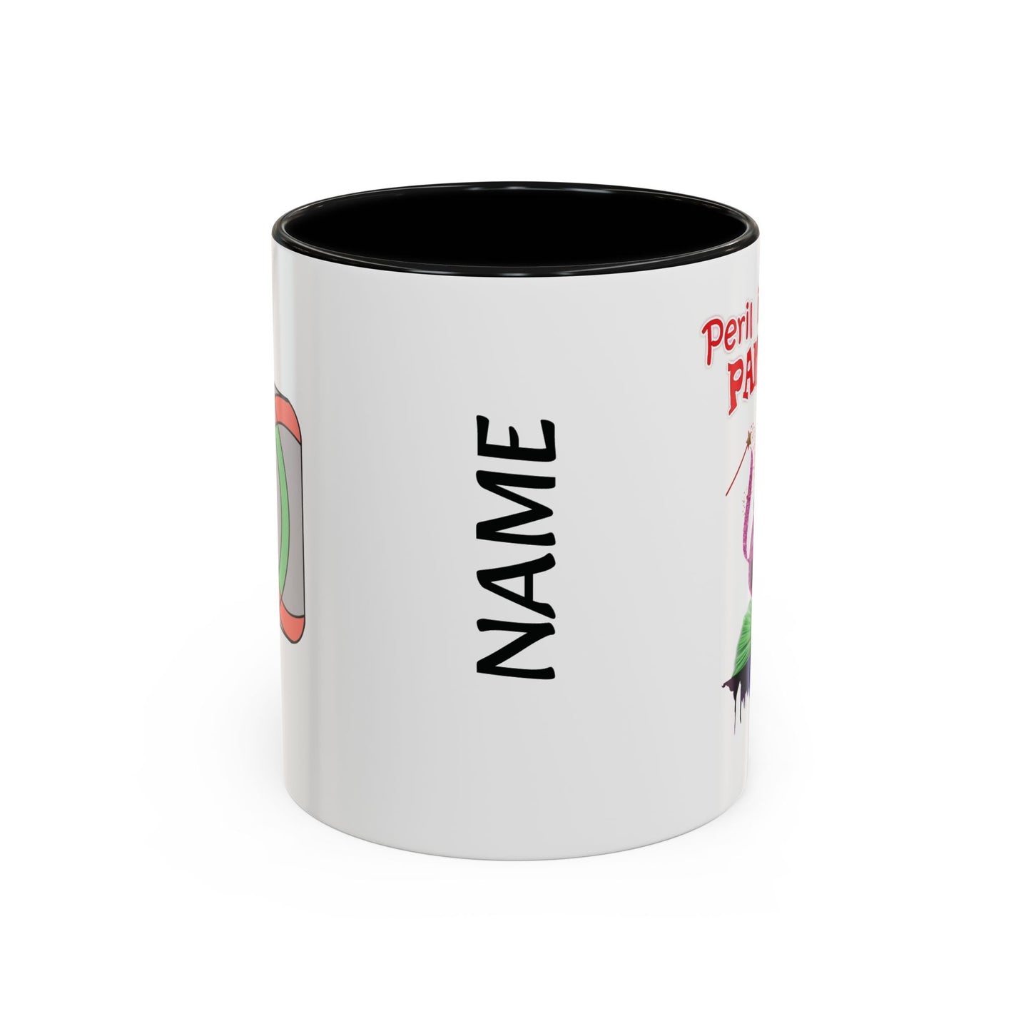 🎭 Hutton Drama Club – “Peril in Pantoland” Accent Coffee Mug