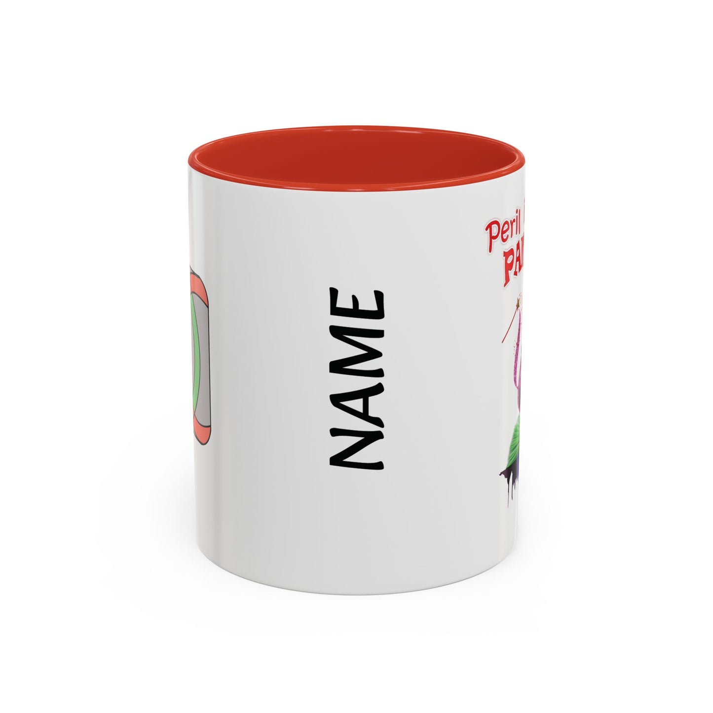 🎭 Hutton Drama Club – “Peril in Pantoland” Accent Coffee Mug