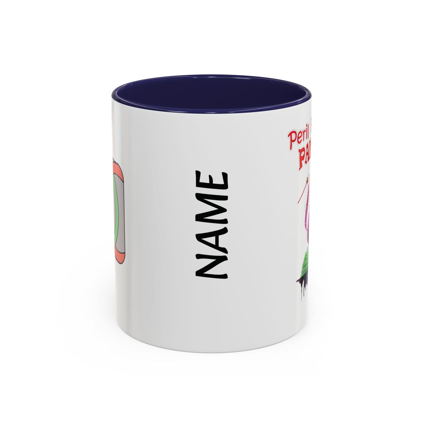 🎭 Hutton Drama Club – “Peril in Pantoland” Accent Coffee Mug