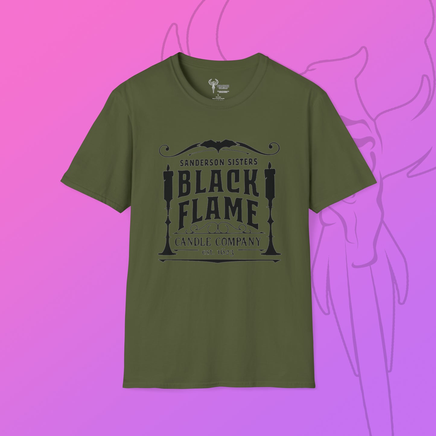Black Flame Candle Co. Softstyle T-Shirt