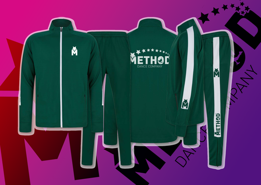Method Streetwear Tracksuit Set Green & White