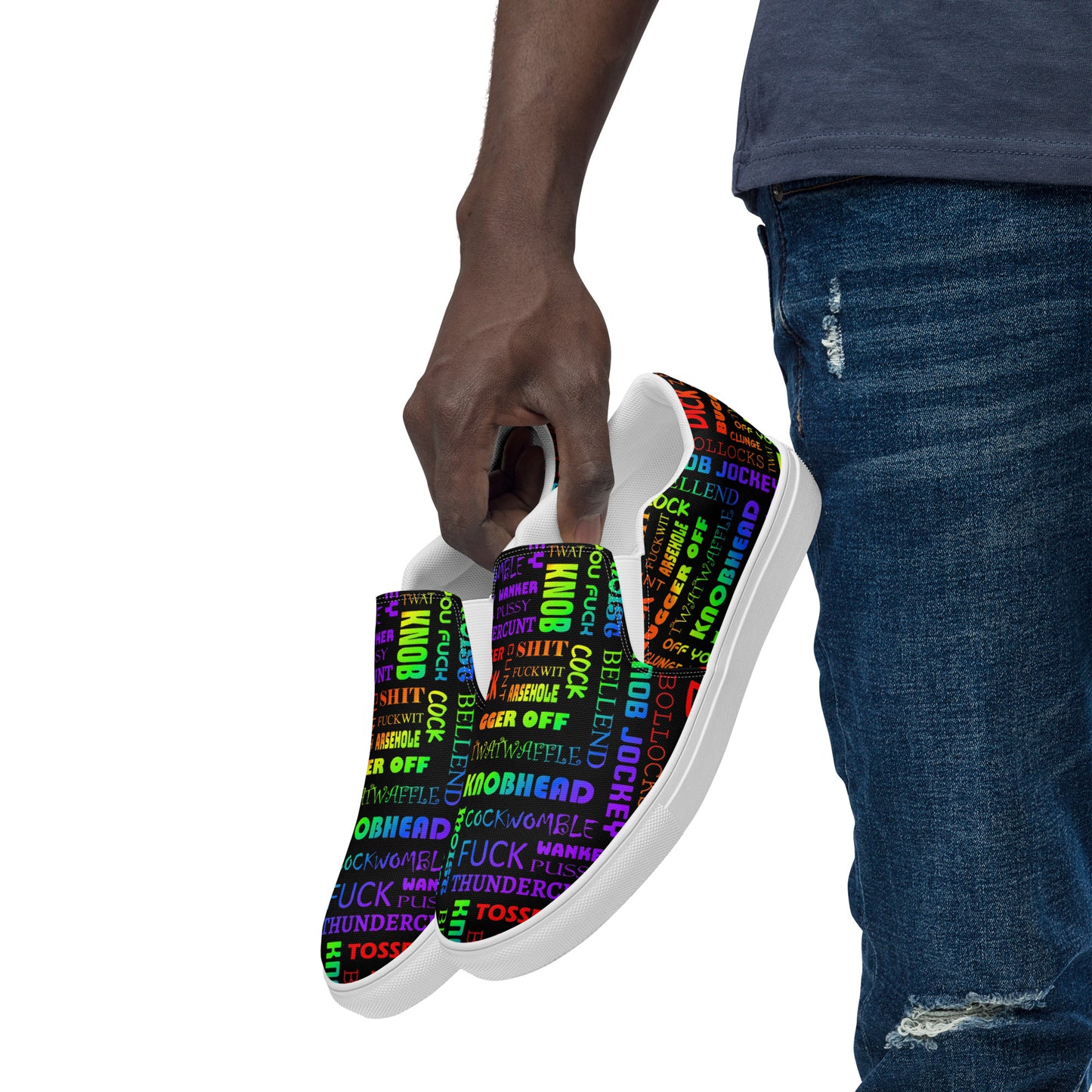 Bad Day Men’s slip-on canvas shoes
