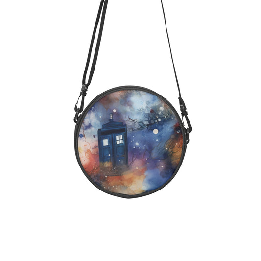 Police Box Aurora Round Satchel Bags