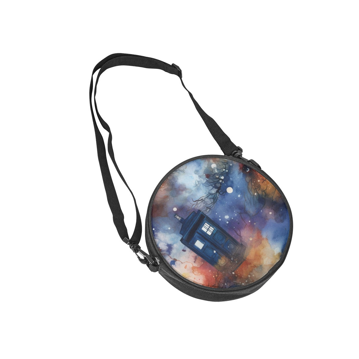 Police Box Aurora Round Satchel Bags