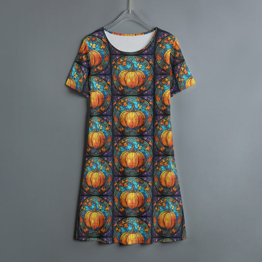 Stained Glass Pumpkin Dress