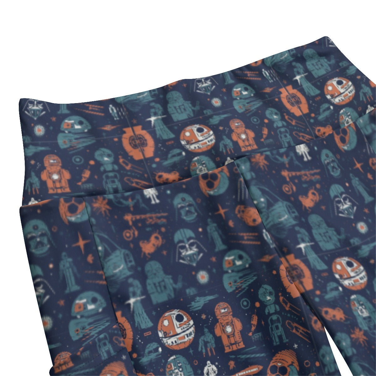Droids High Waist Leggings With Side Pocket