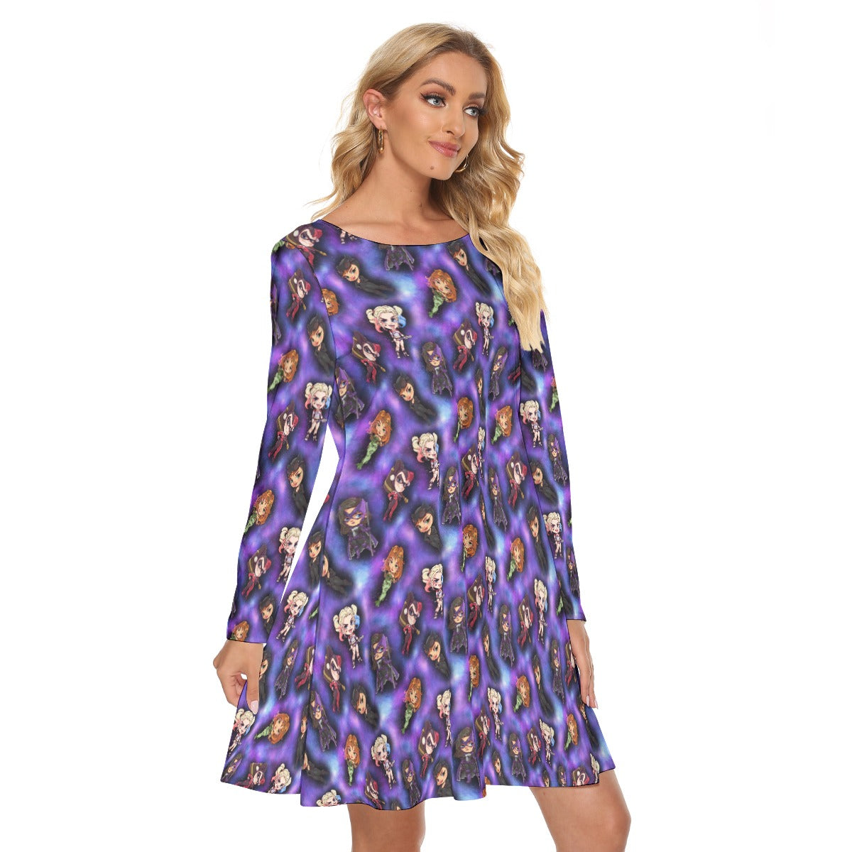 Villains Crew Neck Dress