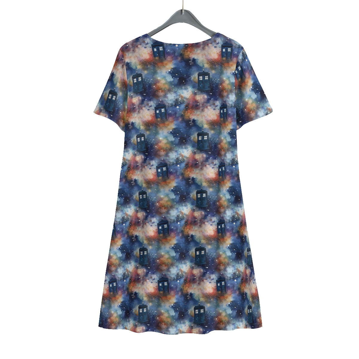Police Box Aurora Short Sleeve Dress