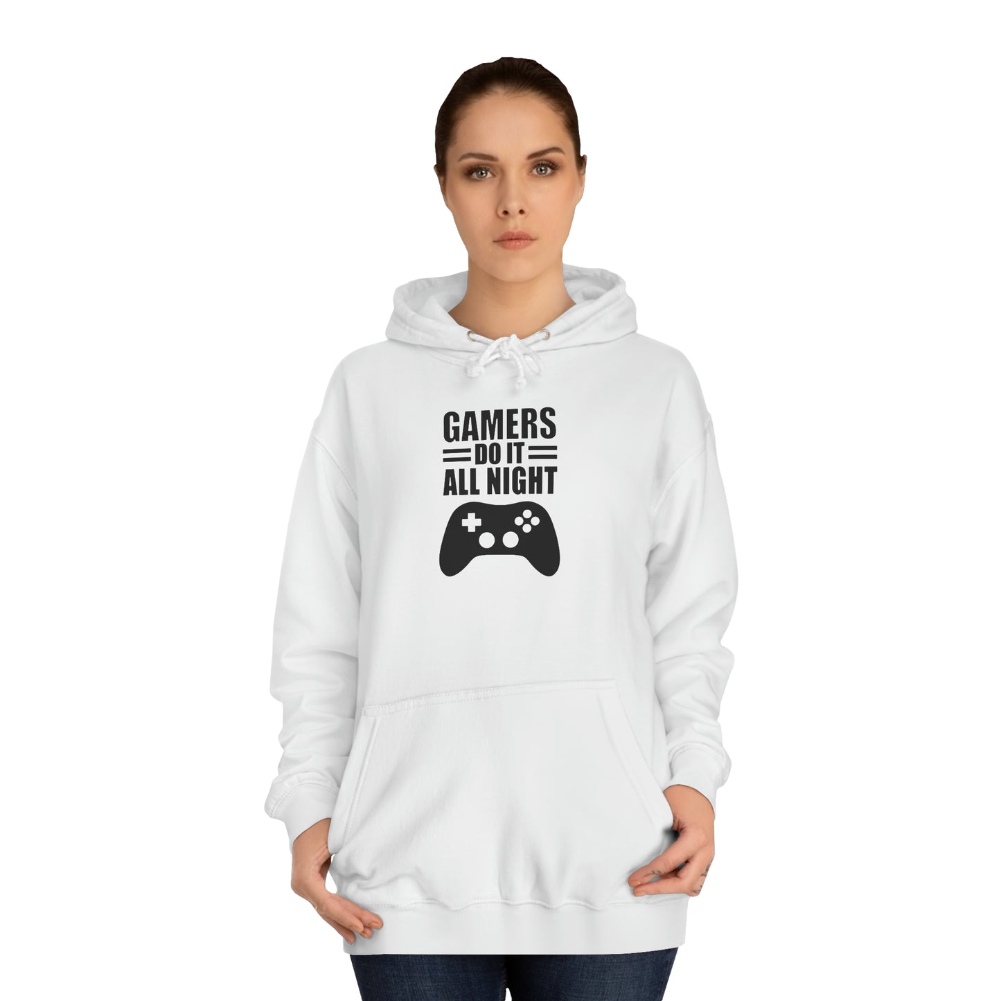 Gamer: Do it All Night College Hoodie