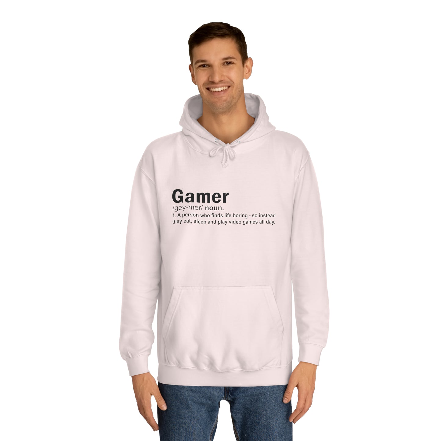 Gamer: Definition College Hoodie