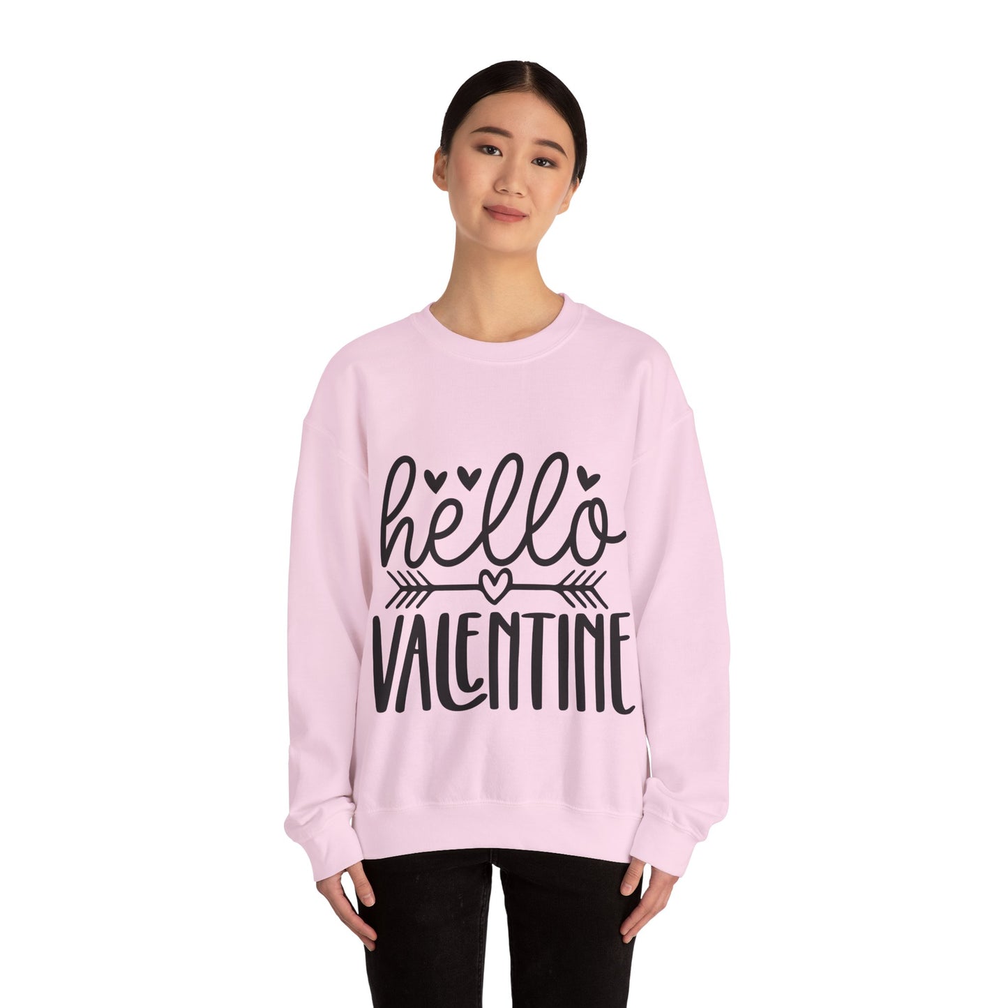 Hello Valentine Crewneck Sweatshirt