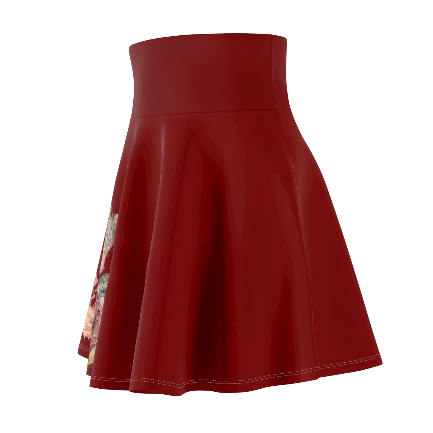 Ruby Dragon Skater Skirt