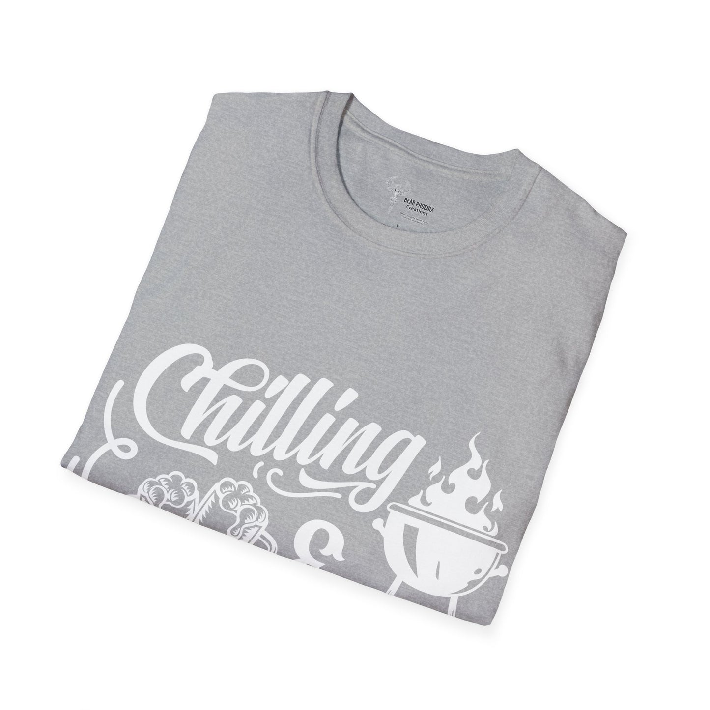 Chilling and Grilling BBQ Softstyle T-Shirt