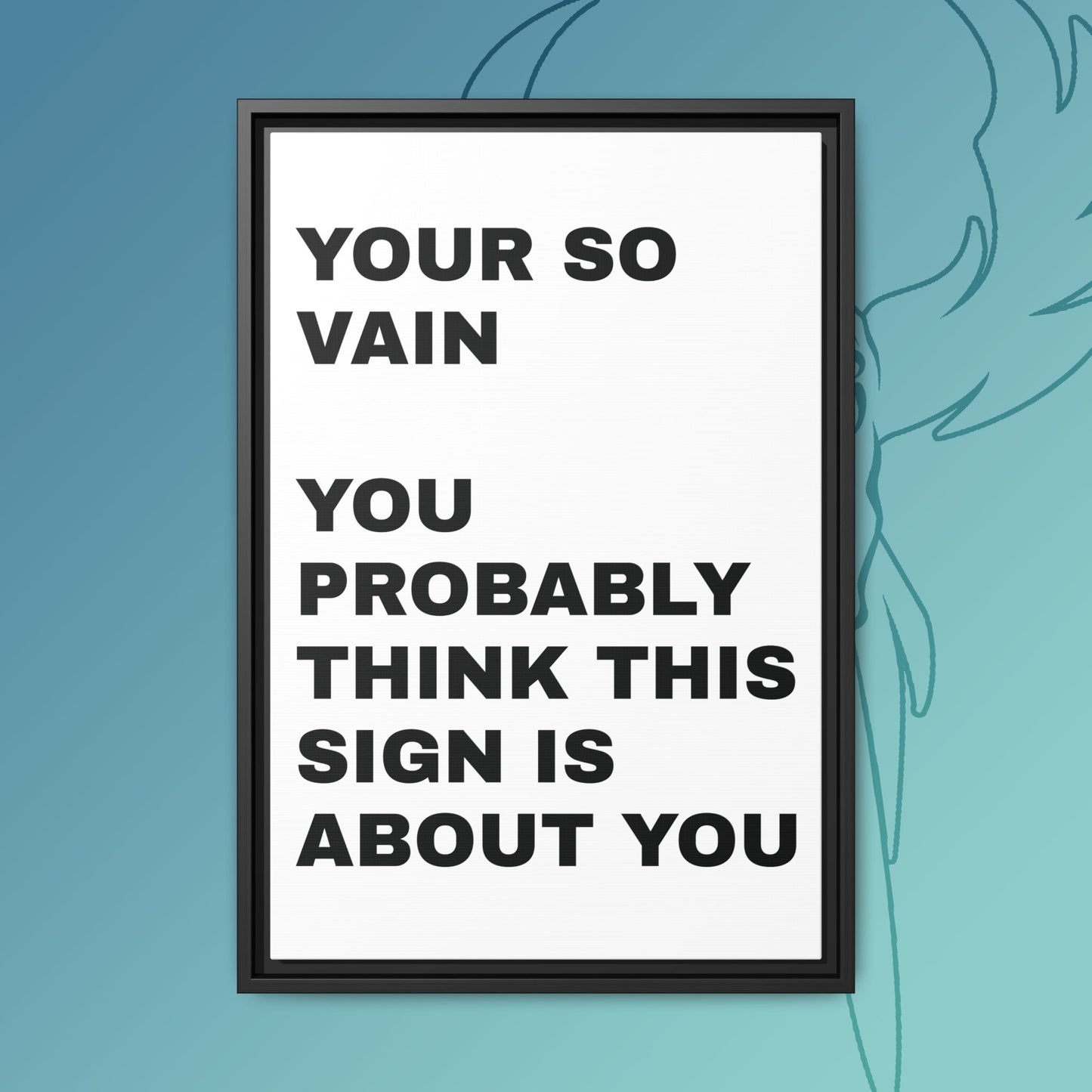 Vanity in its form