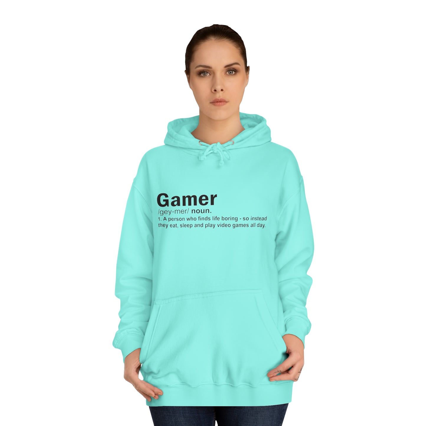 Gamer: Definition College Hoodie