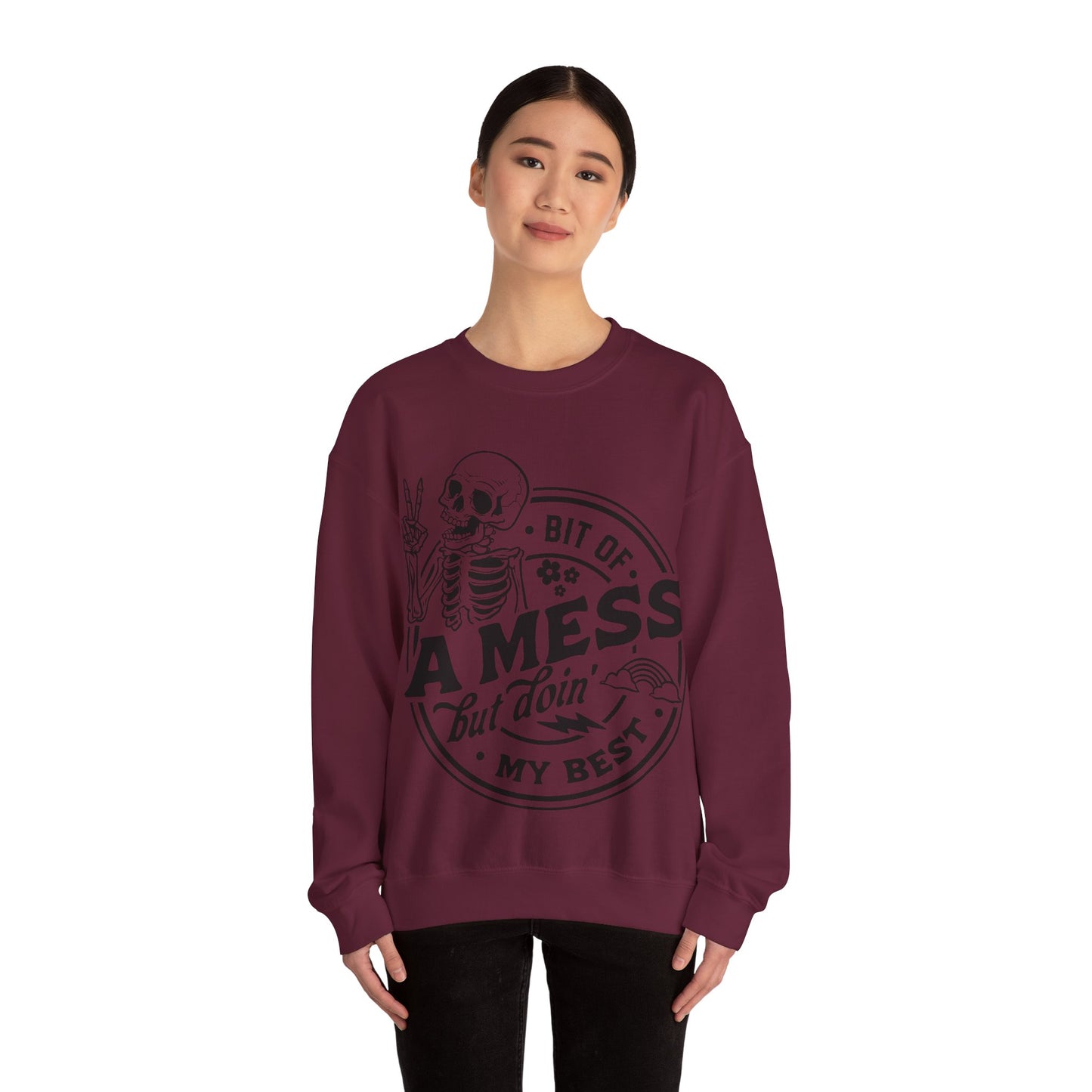 Bit of a Mess Crewneck Sweatshirt