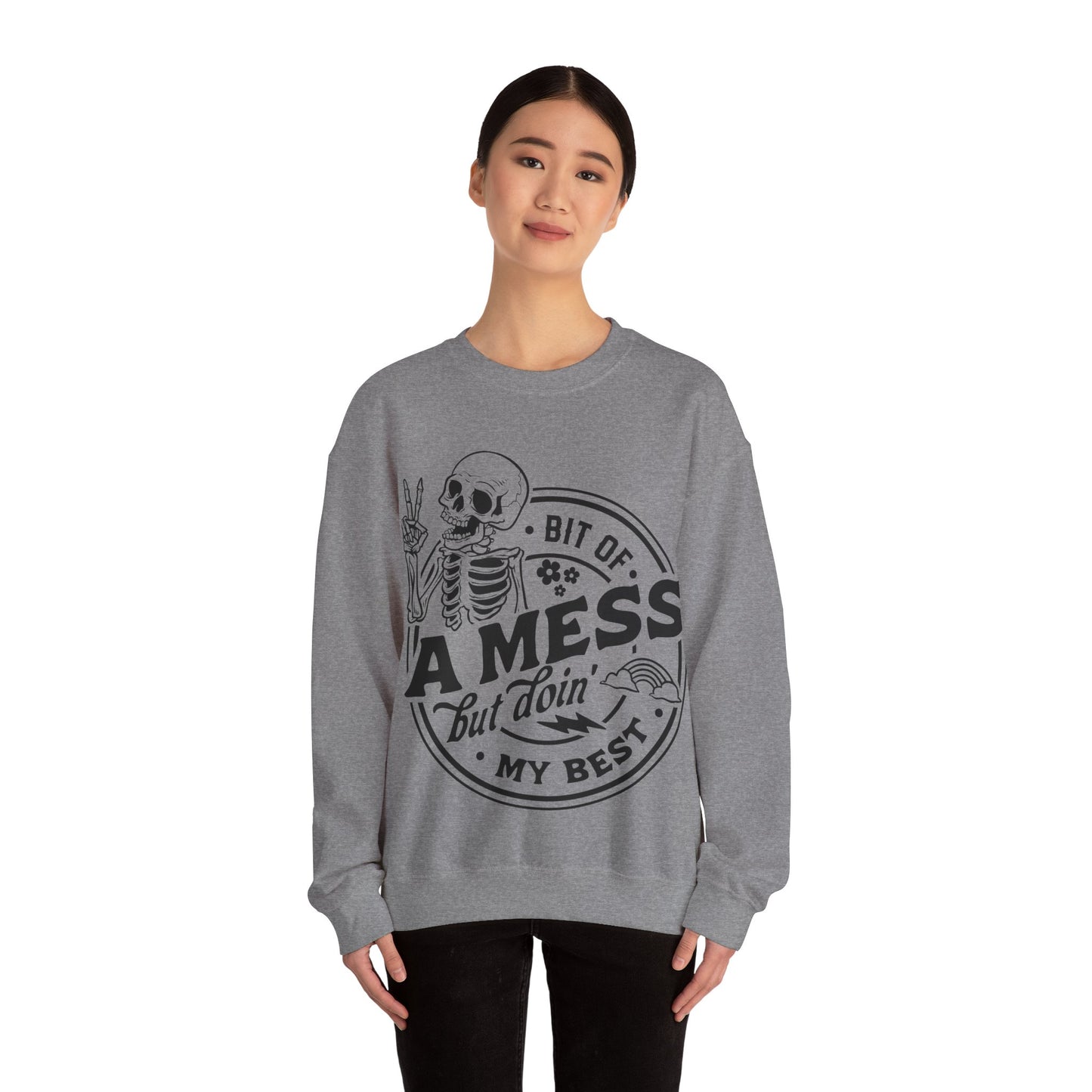 Bit of a Mess Crewneck Sweatshirt