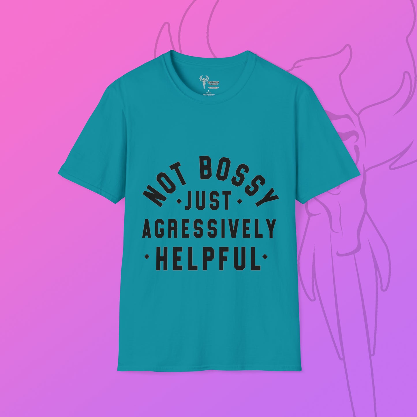 Agressively helpful Softstyle T-Shirt