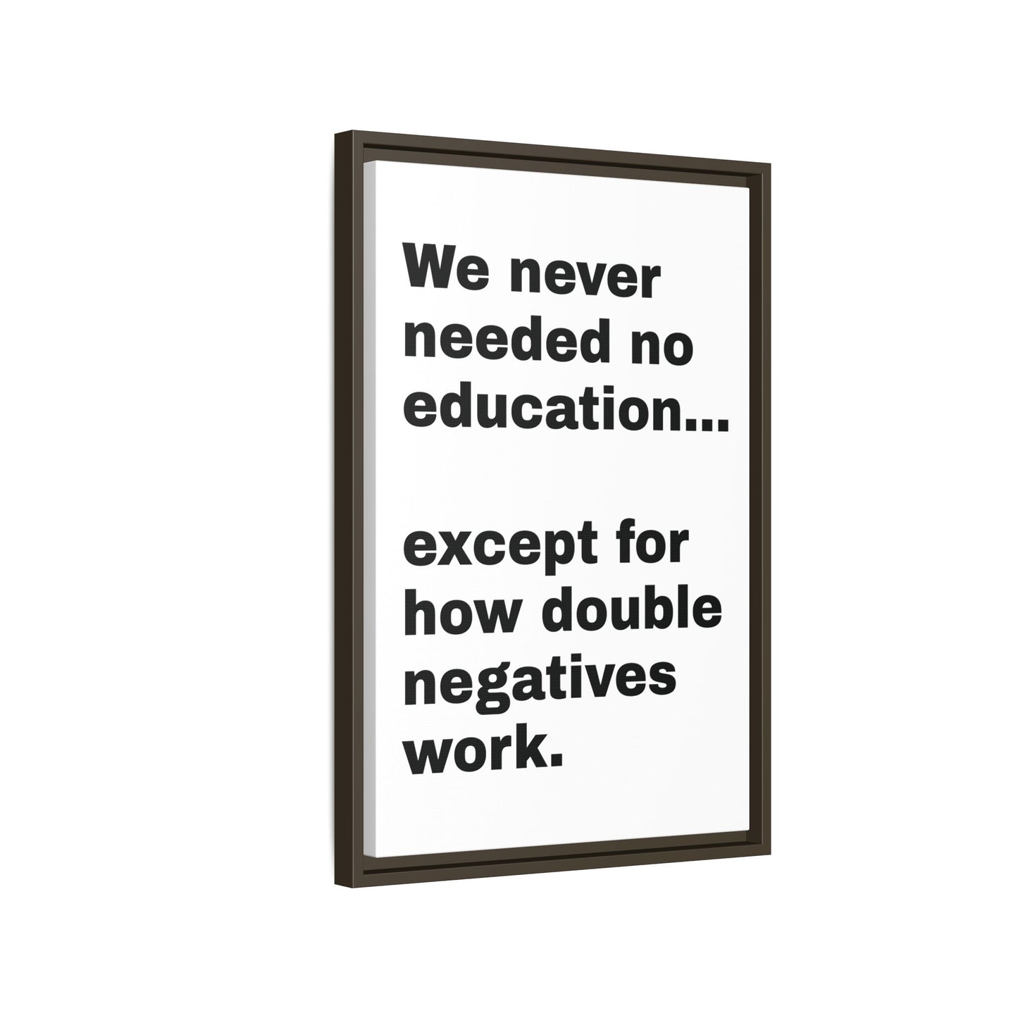 Psychedelic Education – The Double Negative Lesson