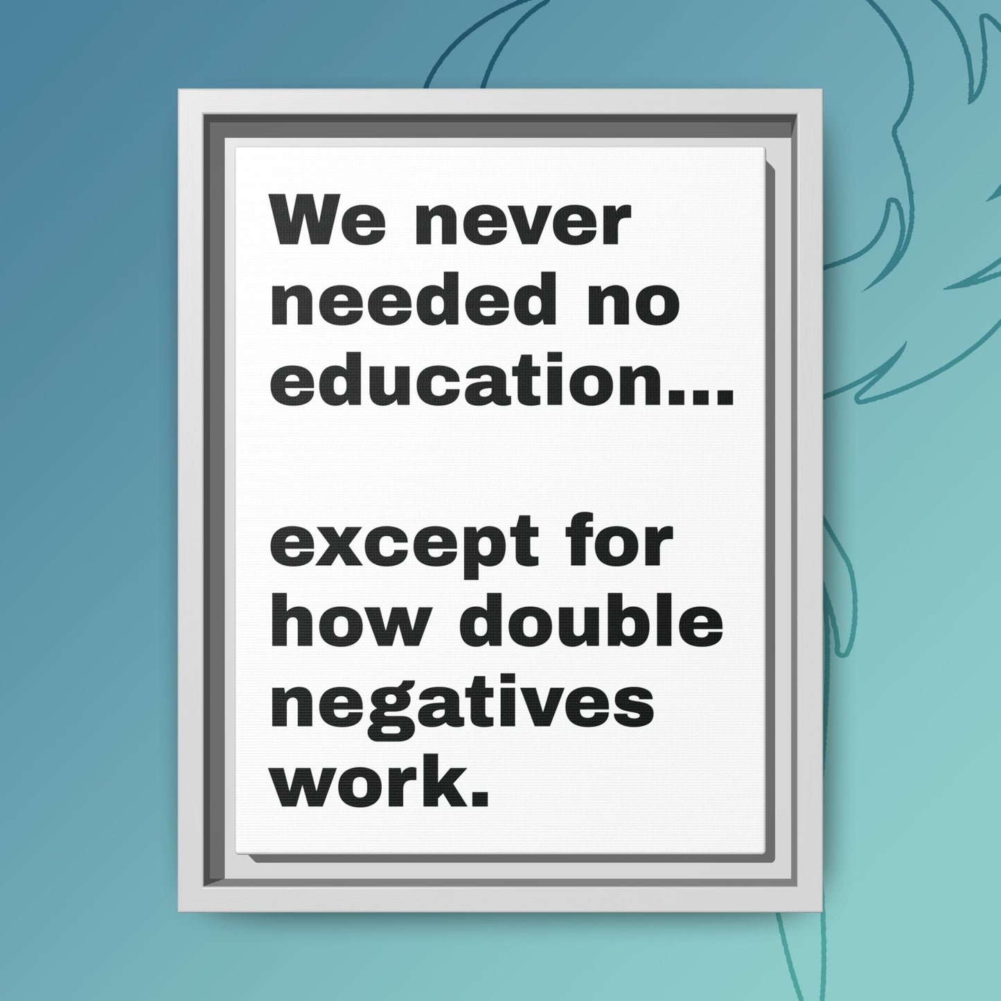 Psychedelic Education – The Double Negative Lesson