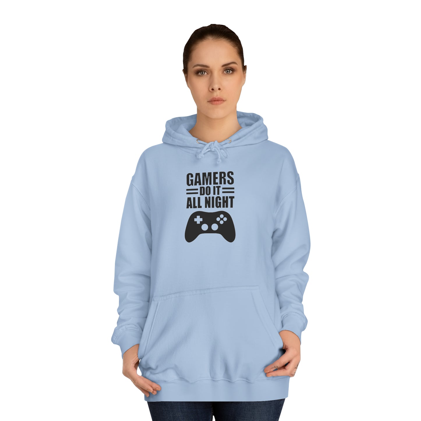 Gamer: Do it All Night College Hoodie