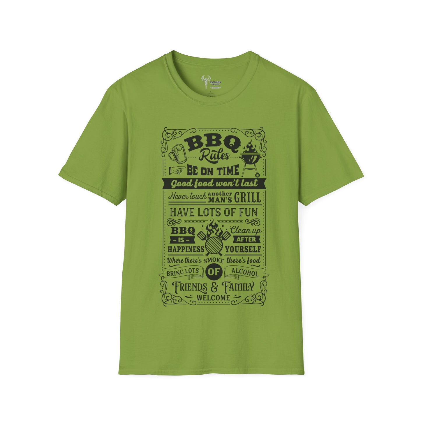 BBQ Rules Softstyle T-Shirt