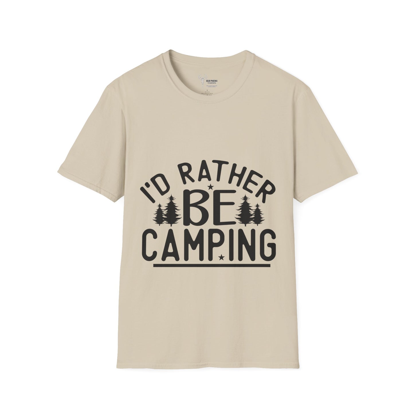 I'd Rather Be Camping Softstyle T-Shirt