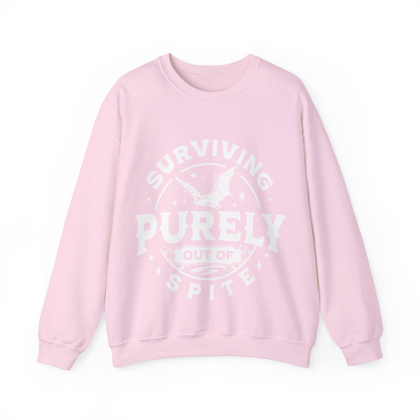 Surviving out of spite Crewneck Sweatshirt