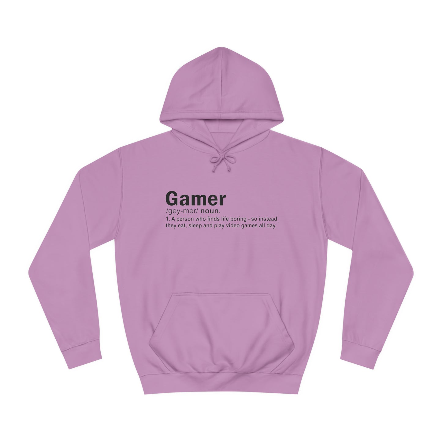 Gamer: Definition College Hoodie