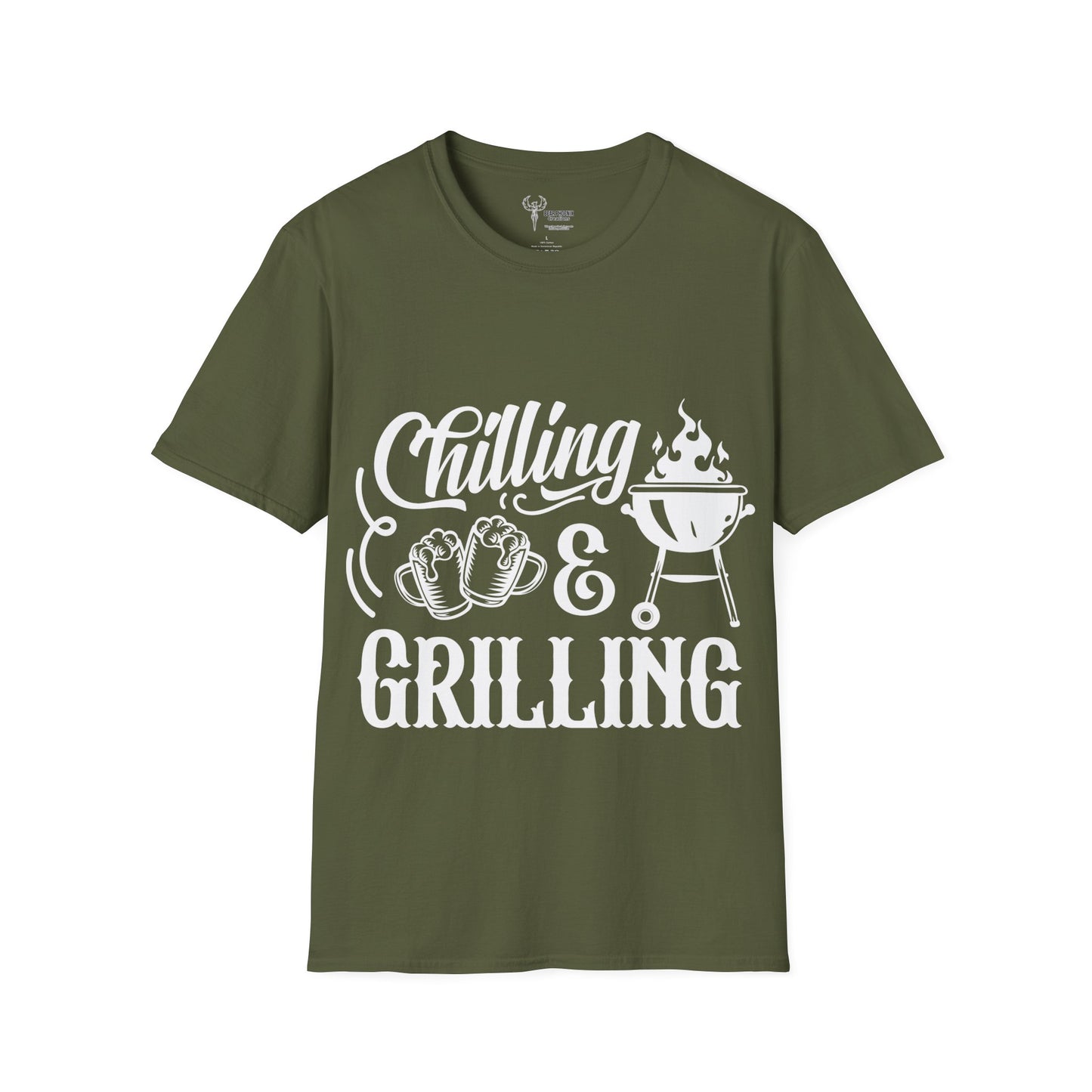 Chilling and Grilling BBQ Softstyle T-Shirt