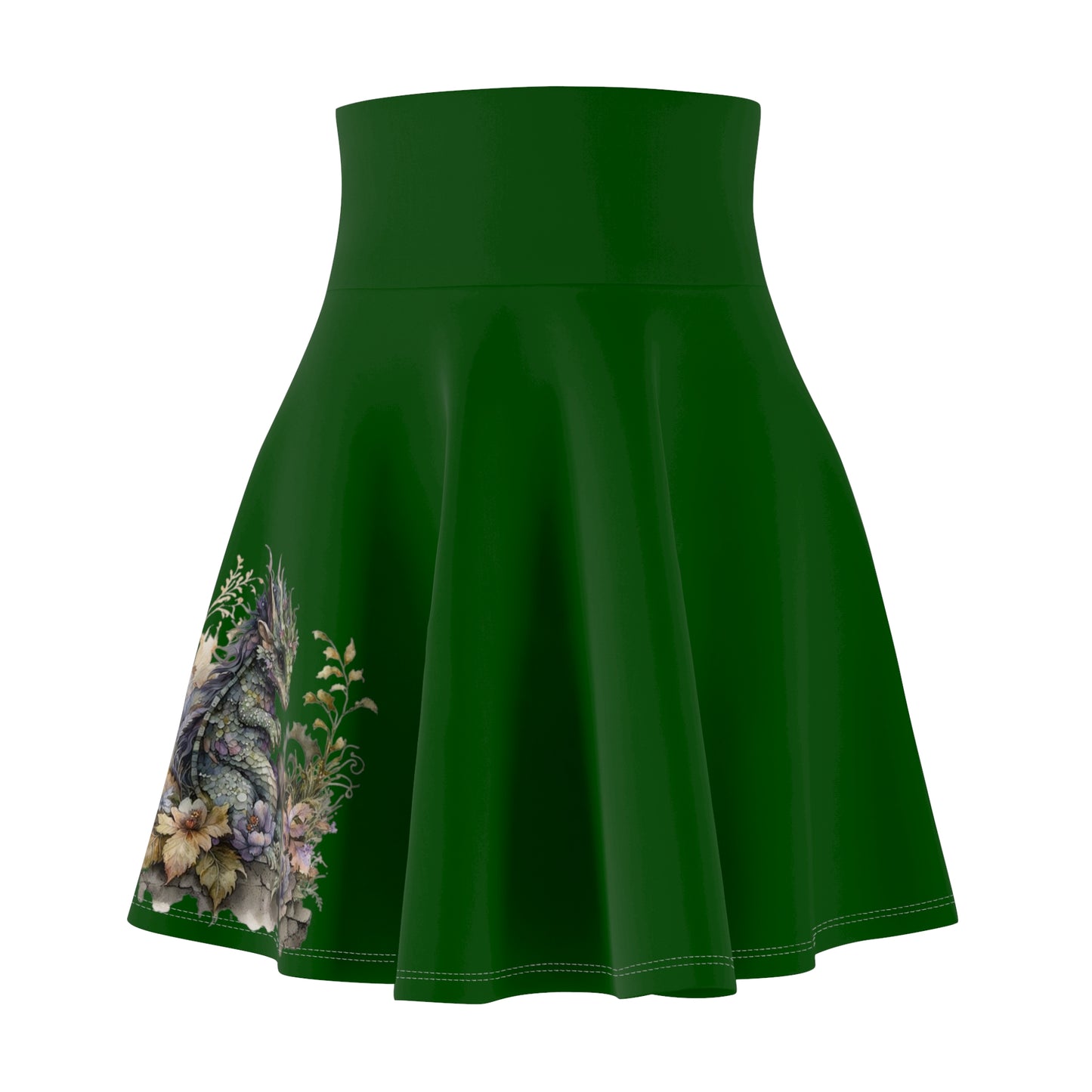 Emerald Dragon Skater Skirt