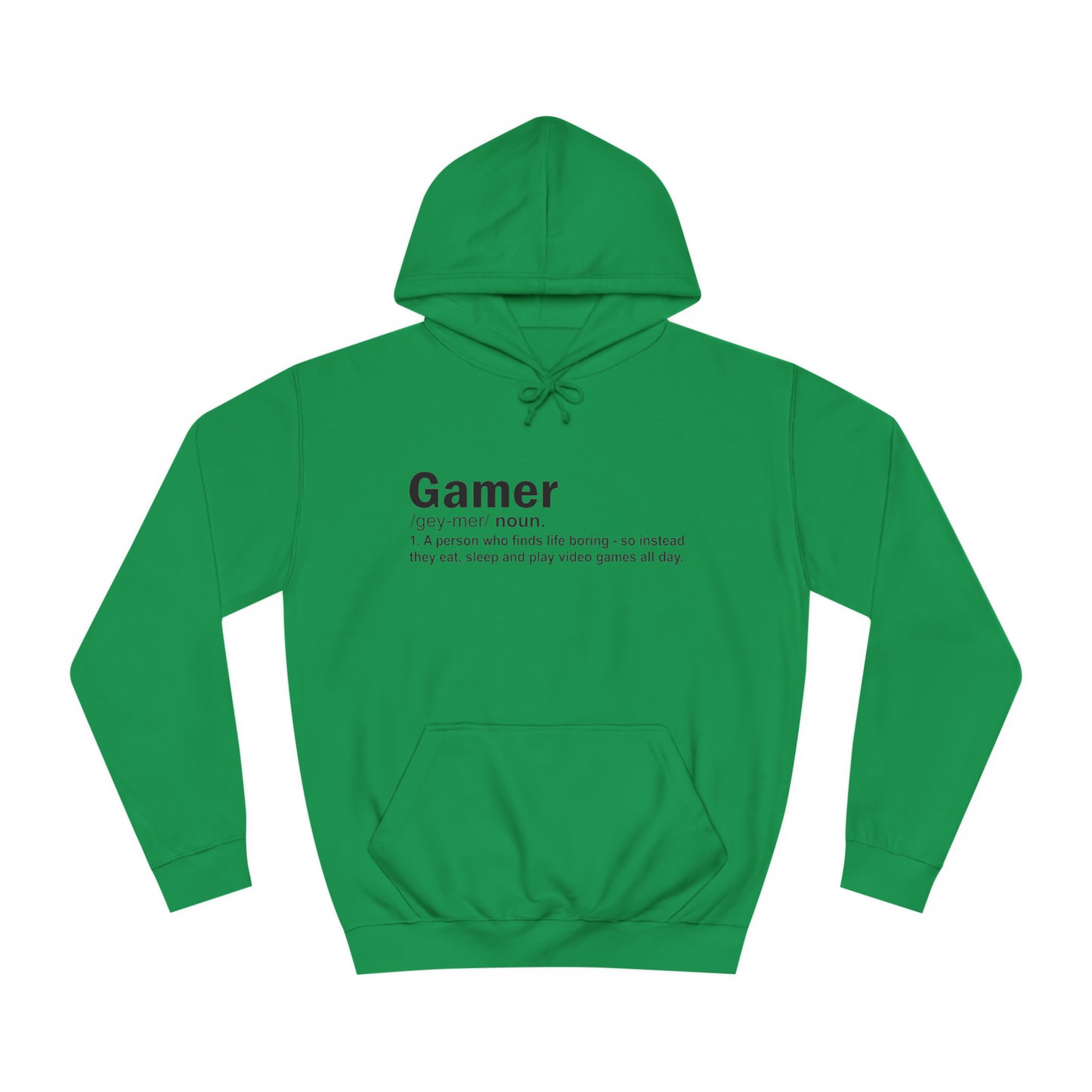 Gamer: Definition College Hoodie