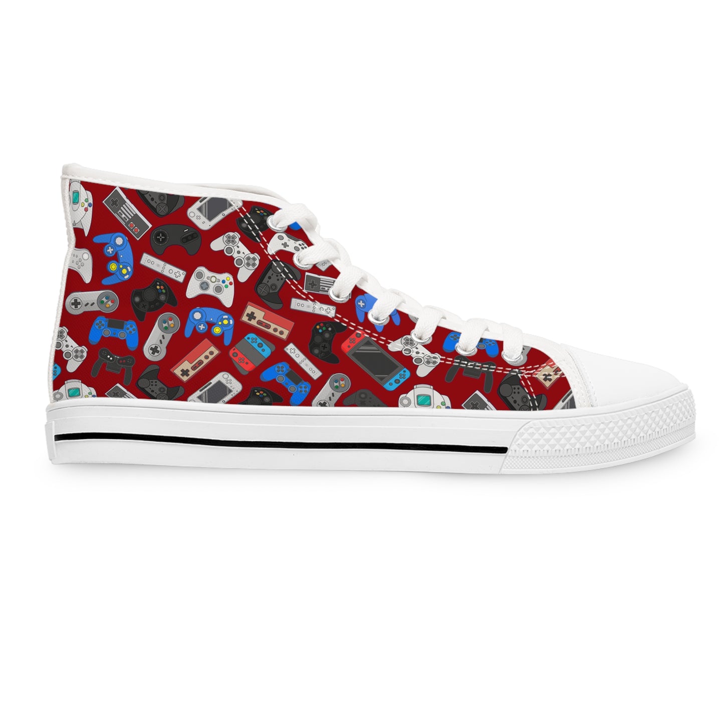 Red Gamers High Tops (Womens)