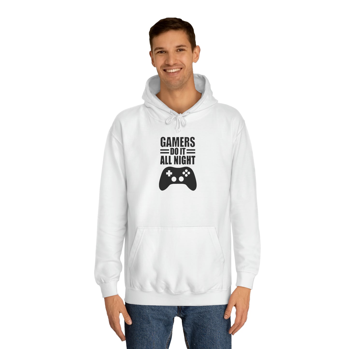 Gamer: Do it All Night College Hoodie