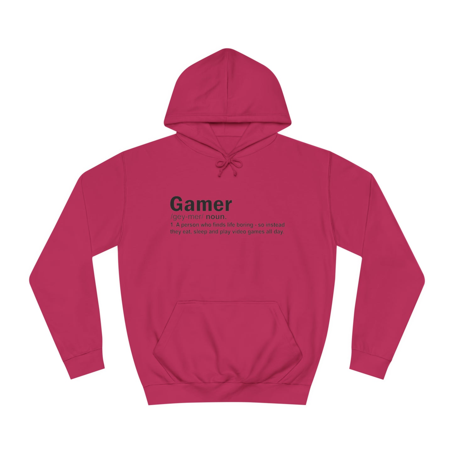 Gamer: Definition College Hoodie