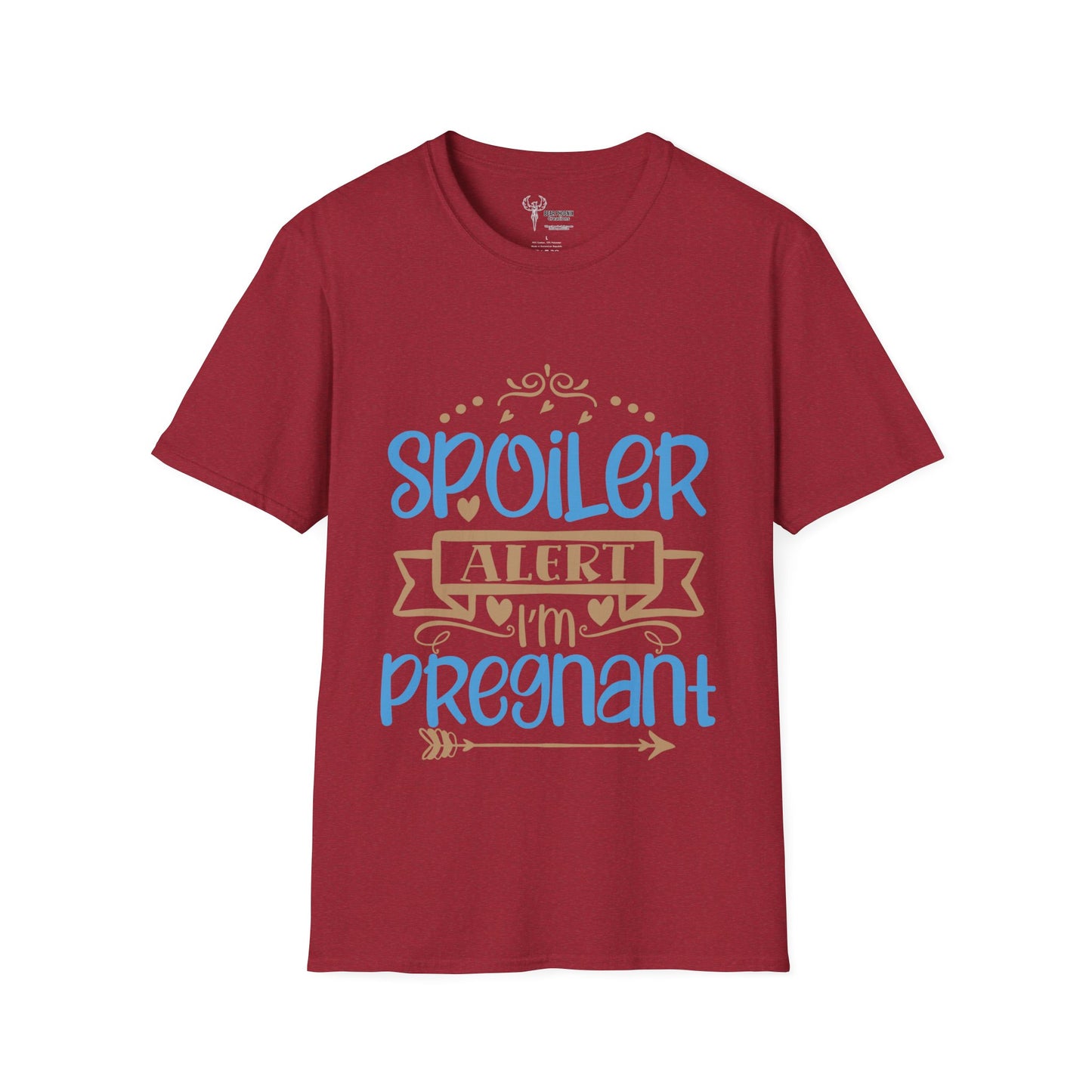 Pregnant Spoiler Alert Softstyle T-Shirt