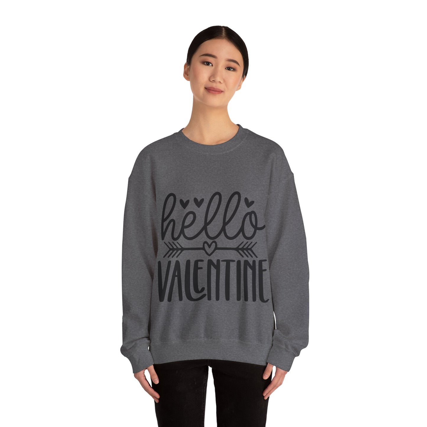 Hello Valentine Crewneck Sweatshirt