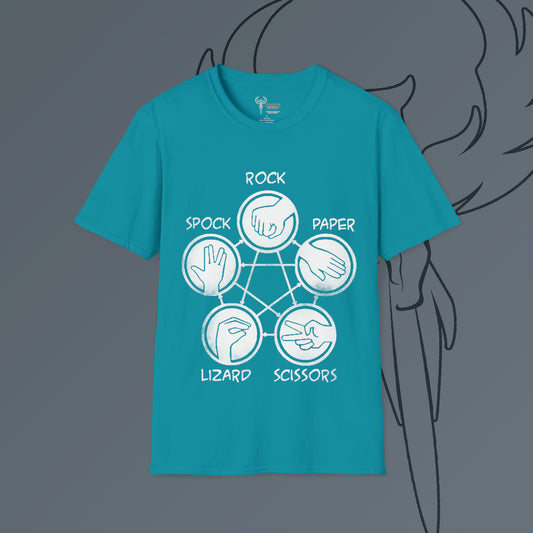 Rock Paper Scissors Lizard Spock Softstyle T-Shirt