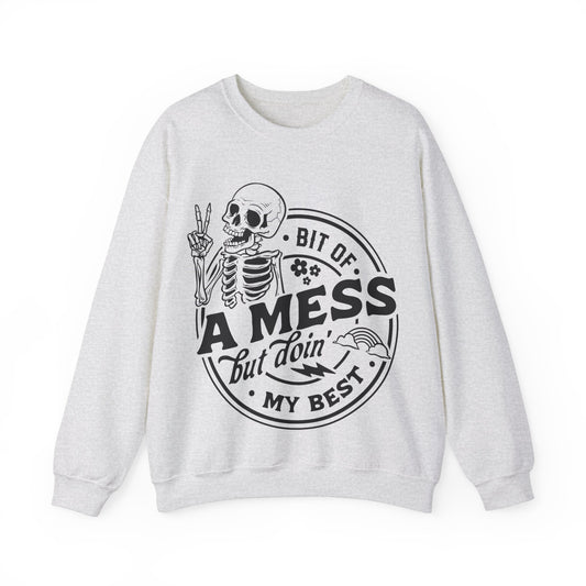 Bit of a Mess Crewneck Sweatshirt