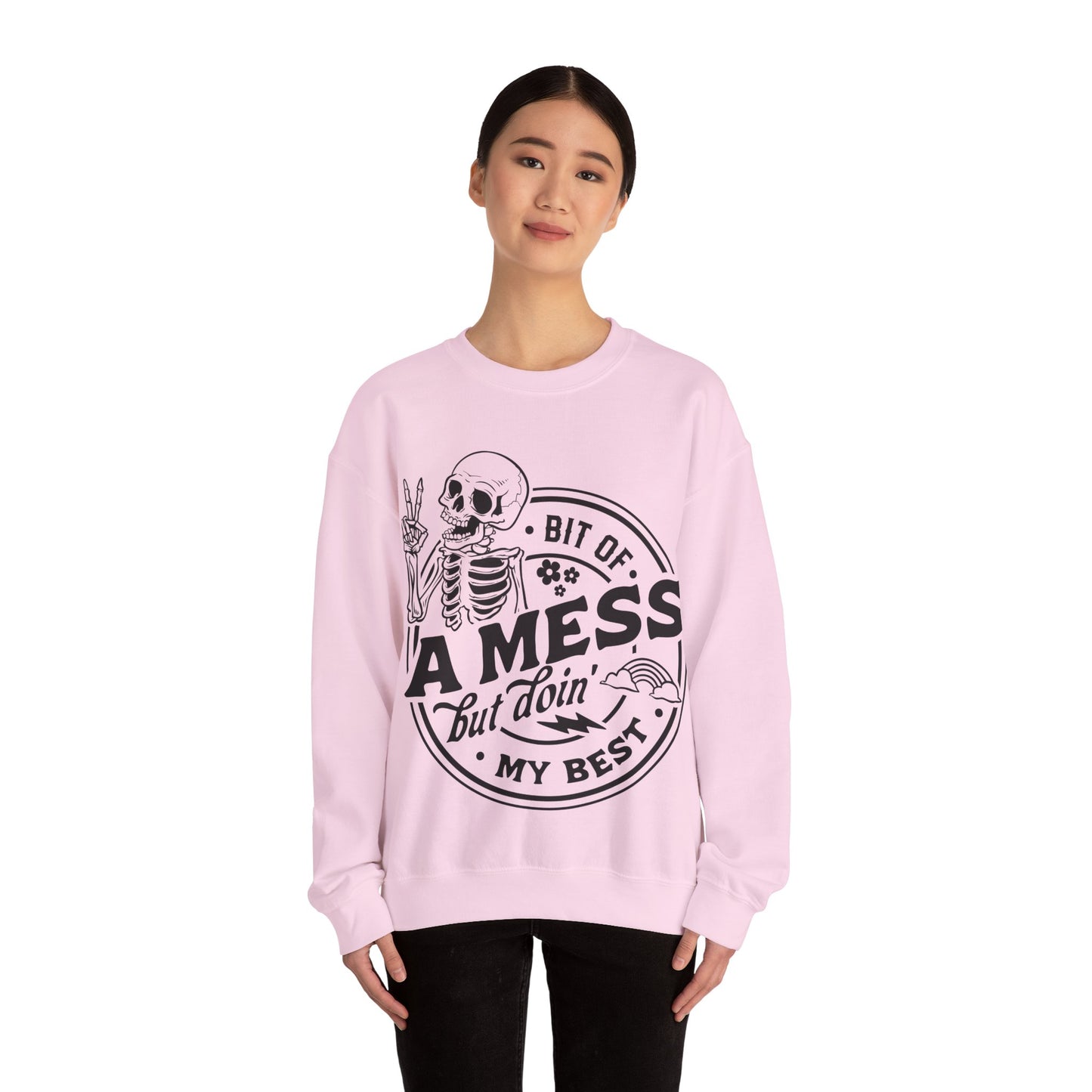 Bit of a Mess Crewneck Sweatshirt