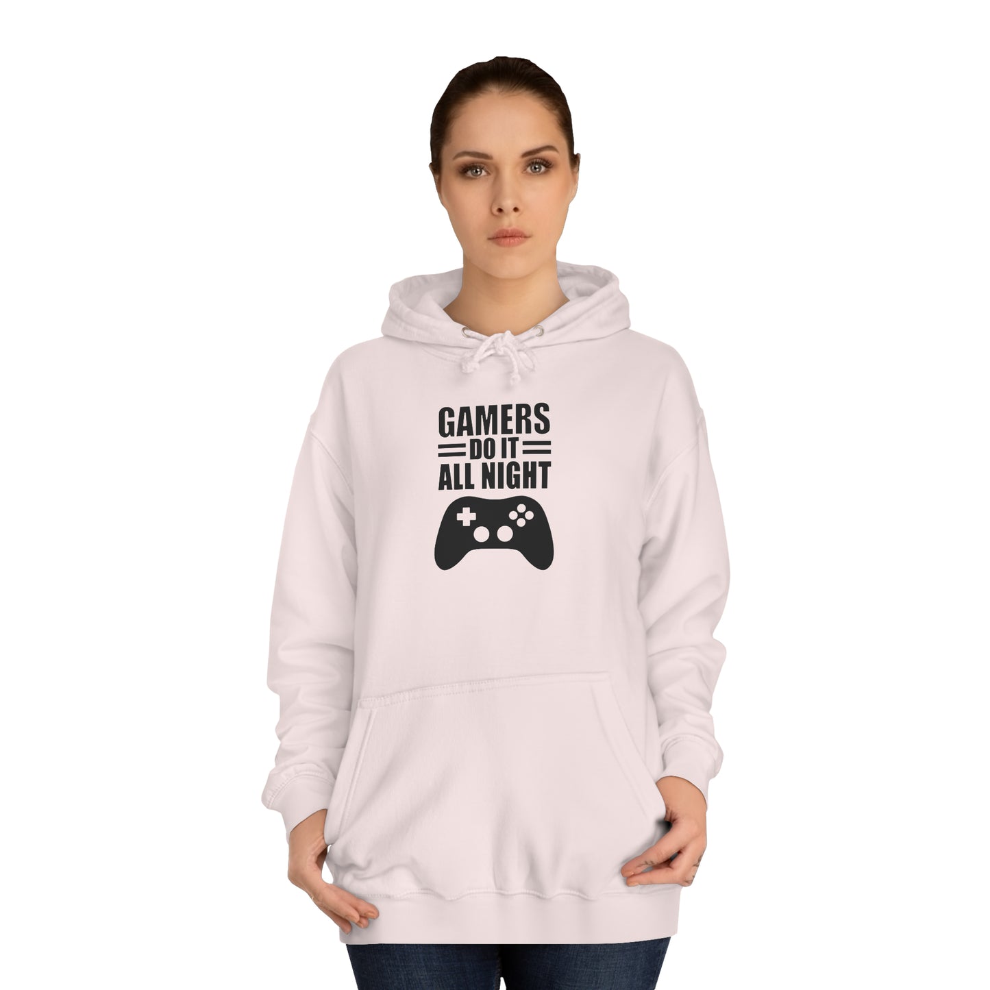 Gamer: Do it All Night College Hoodie