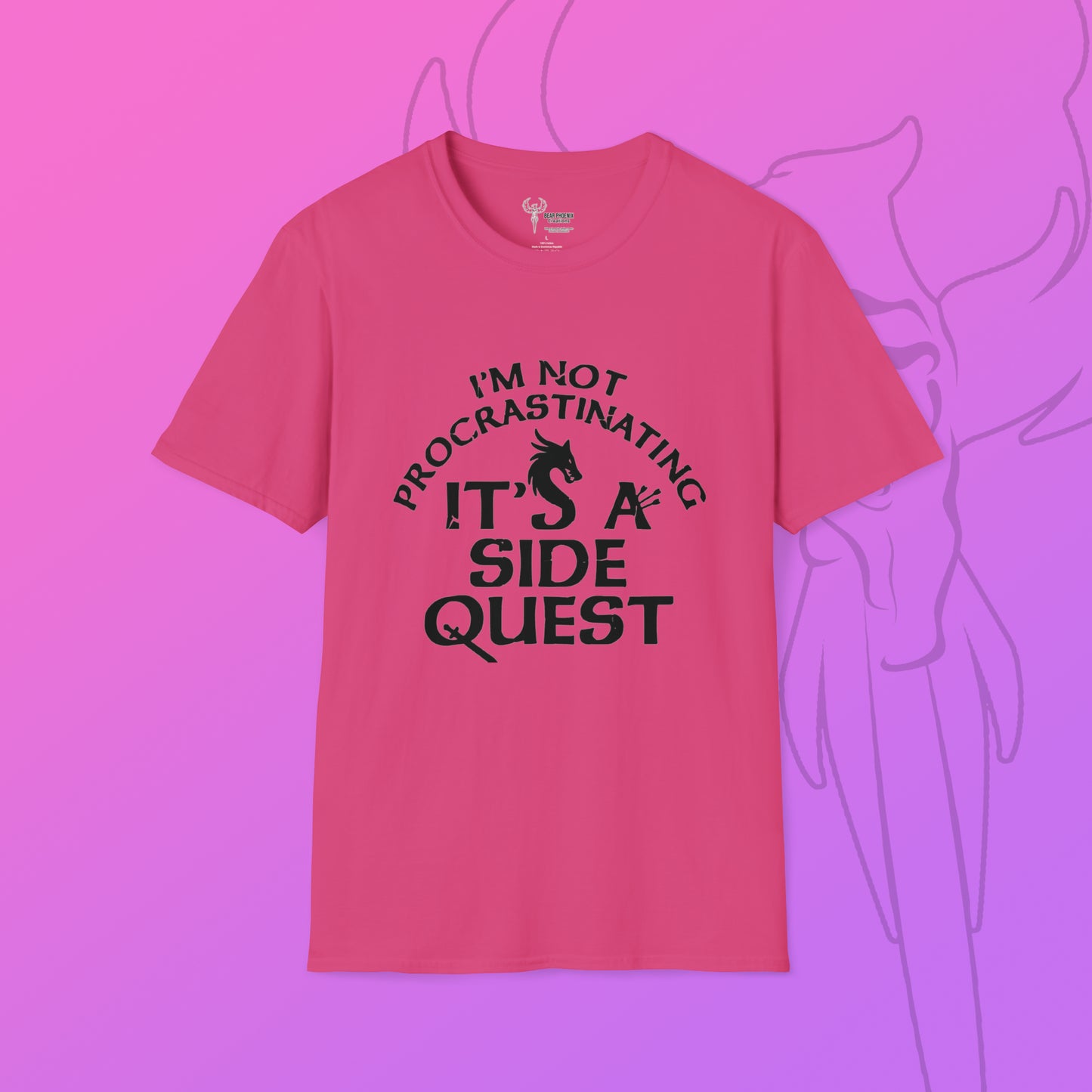 Its a SideQuest Softstyle T-Shirt